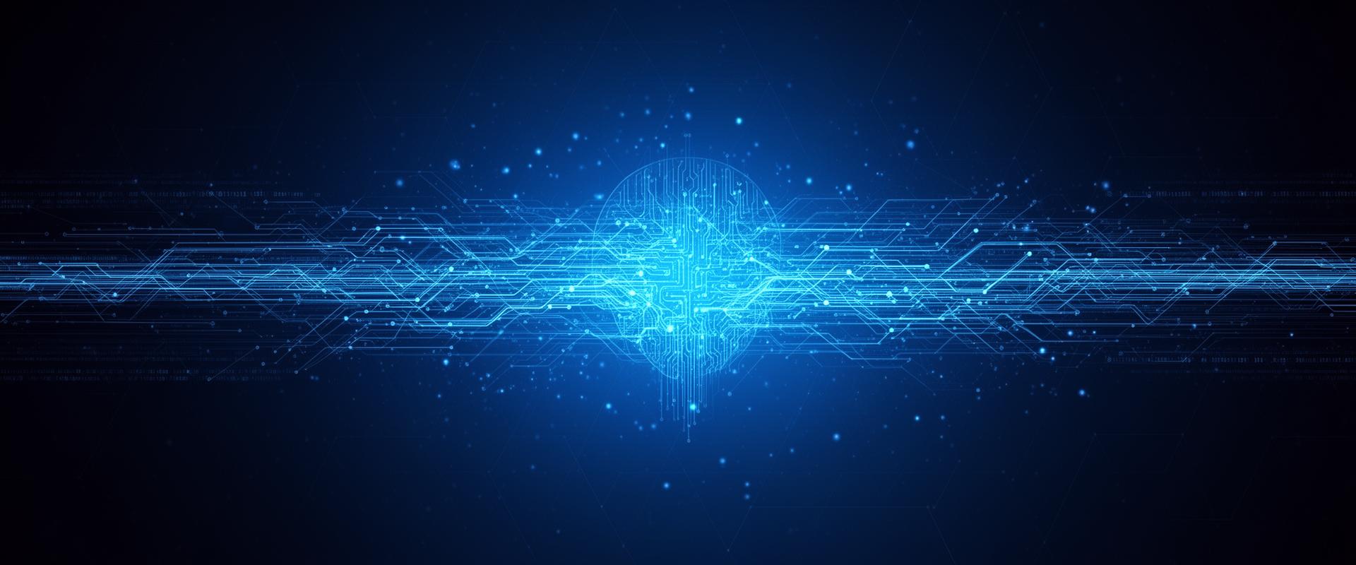 AI neural network technology background